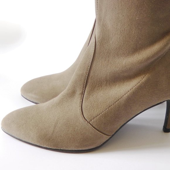 New Stuart Weitzman Over the Knee Tiemodel Heeled Boot - for Fall & Night Out - Picture 11 of 14